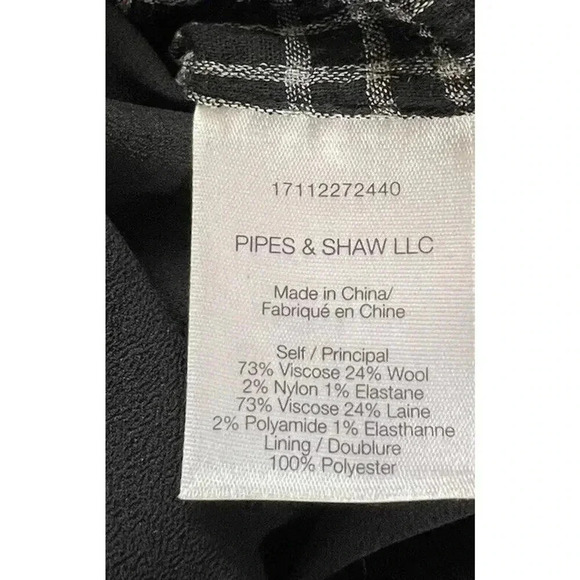 Veronica Beard Sierra Plaid Flannel Ruched Shirt Dress Womens Size 4 NWT - Picture 4 of 8